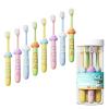Lonlown Kids Toothbrushes 8 Pack,Extra Soft Toddler Toothbrush Age 2-4,Cute Multicolor Boys Girls Child Toothbrush,Clean Kids Teeth,Bristles Not Easy to Shed view 1