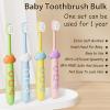 Lonlown Kids Toothbrushes 8 Pack,Extra Soft Toddler Toothbrush Age 2-4,Cute Multicolor Boys Girls Child Toothbrush,Clean Kids Teeth,Bristles Not Easy to Shed view 2
