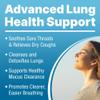 Lung Clear Pro Lung Support Supplement Drops with Wild Mullein Leaf Extract for Lungs and Mucus Relief Support - 2 Fl oz view 2