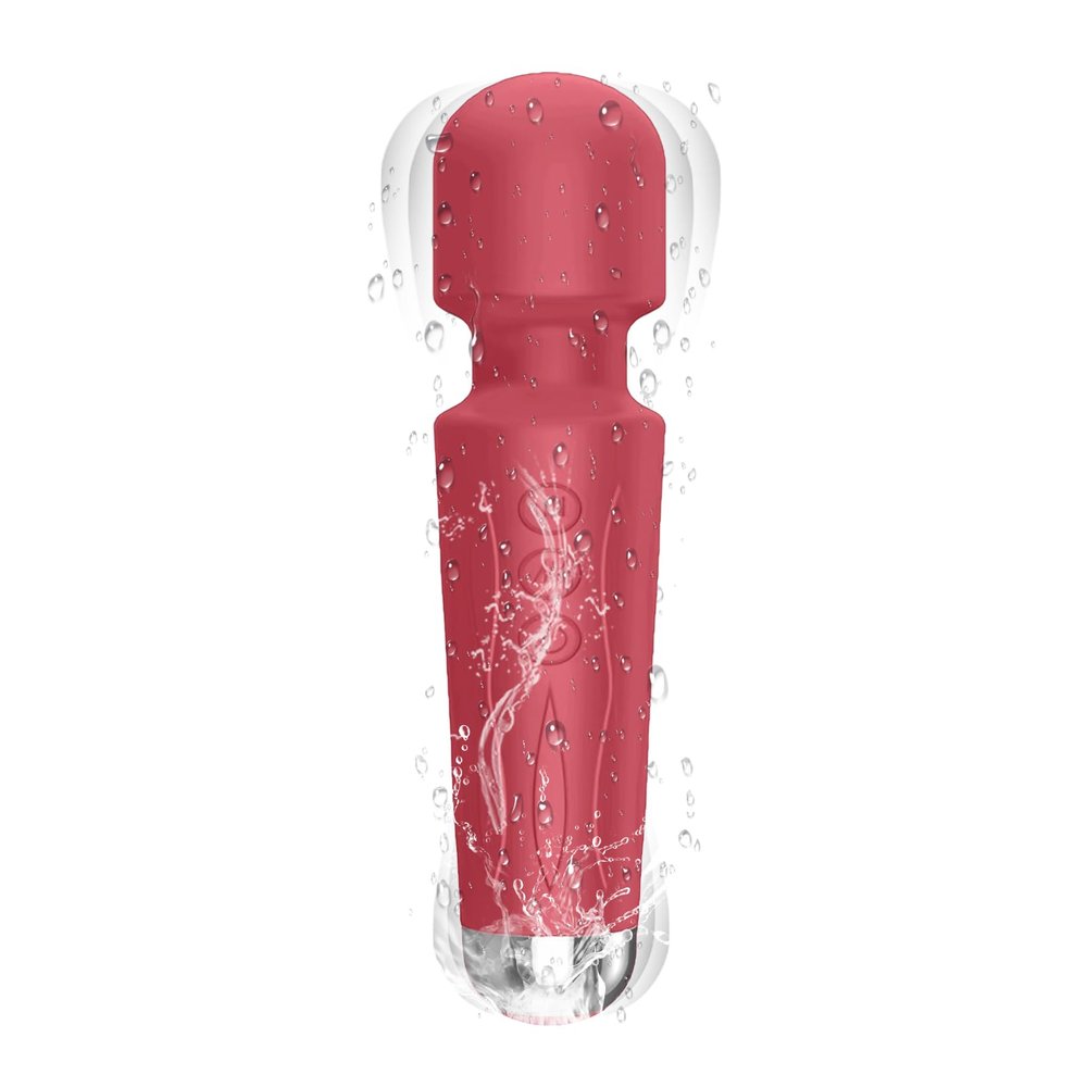 2024 Upgrade Waterproof Integrated Design Rechargeable Mini Electric Body Massager Suitable for Neck and Back, Orange