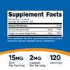 Nutricost Zinc + Copper Capsules (120 Servings)(15MG Zinc + 2MG Copper Per Serving) - Non GMO, Vegetarian view 2
