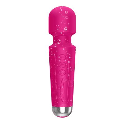 2024 Upgrade Waterproof Integrated Design Rechargeable Mini Electric Body Massager Suitable for Neck and Back, Rose