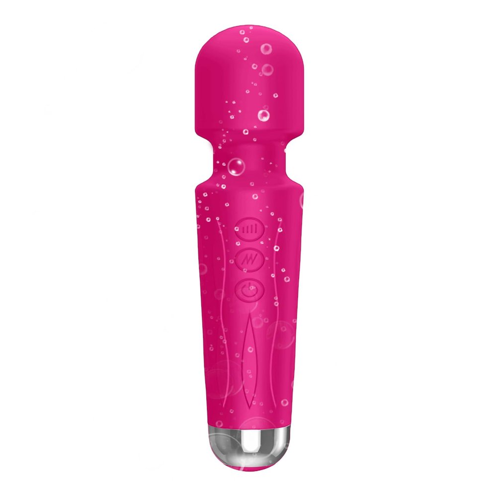 2024 Upgrade Waterproof Integrated Design Rechargeable Mini Electric Body Massager Suitable for Neck and Back, Rose