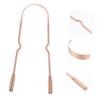 ARTIBETTER 1pc Portable Pure Copper Scrapper Mouth Fresh Breath Ergonomic Design Scraping Case view 3