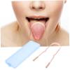 ARTIBETTER 1pc Portable Pure Copper Scrapper Mouth Fresh Breath Ergonomic Design Scraping Case view 4
