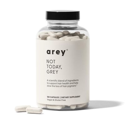 Arey Not Today, Grey Daily Hair Supplement for Women & Men | Slows Grey Hair Growth & Repigment in 3-6 Months | Promotes Healthier, Thicker Hair | Biotin, B +D Vitamins | Vegan & Gluten Free (3 Month)