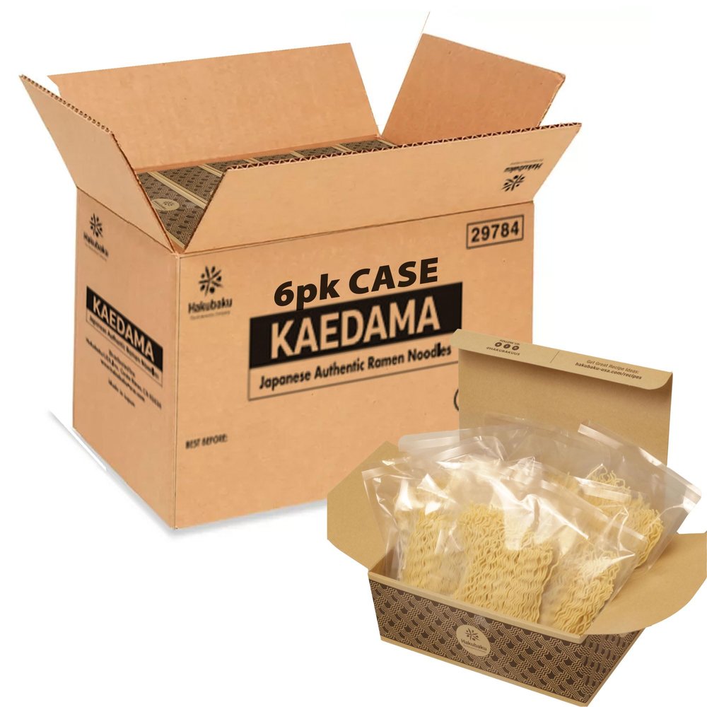 Kaedama - Authentic Japanese Ramen Noodles Bulk (48 pack)