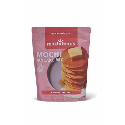 Mochi Foods Hawaii Original Mochi Pancake Mix - Light, Fluffy - Elevate Your Breakfast Game with Irresistible Chewiness 3.3 lb.