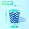 1000 Pack 5oz Paper Cups, Multicolor Paper Disposable Cups, Small Mouthwash Cups, Cold Beverage Drinking Cup for Party, Travel and Event (Strip) view 2