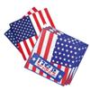 40 Pcs 4th of July American Flag Patriotic Paper Napkins Party Supplies Disposable USA Stars and Strips Red White and Blue Napkins view 1