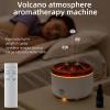 500ML Volcano Flame Diffuser,Essential Oil Diffusers for Home,Decorative Bedroom Aromatherapy Scent Air Diffuser Ultrasonic Aroma DefusersWhite view 2