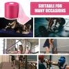 Pre-wrap Athletic Tape,2.75 Inches X 30 Yards Roll Pre wrap Headbands for Hair Soccer,Foam Underwrap Sports Wrap for Ankles Wrists Hands Knees Elbows (Red) view 4