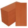 100 Pack Terracotta Paper Napkins, Disposable Linen-Feel Guest Towels Cloth-Like Hand Towels, Soft, Absorbent, Paper Hand Napkins for Kitchen, Bathroom, Parties, Weddings, Dinners - 12" x 17" view 1