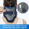 Velpeau Neck Brace for Neck Pain and Support, Soft Cotton Pads, Cervical Collar Restricting Cervical Motion, Relieves Discomfort and Spine Pressure (Foam Pads Version) view 2