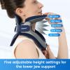 Velpeau Neck Brace for Neck Pain and Support, Soft Cotton Pads, Cervical Collar Restricting Cervical Motion, Relieves Discomfort and Spine Pressure (Foam Pads Version) view 3