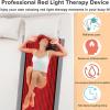 1370pcs LED Red Light Therapy Mat, Red Light 660nm and Infrared Light 850nm Infrared Light Therapy Device with Multifunctional Controller and Timer, for accelerates Cell Regeneration and Body Pain Rel view 2