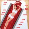 1370pcs LED Red Light Therapy Mat, Red Light 660nm and Infrared Light 850nm Infrared Light Therapy Device with Multifunctional Controller and Timer, for accelerates Cell Regeneration and Body Pain Rel view 3