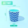 [300Pack] Paper Cups, 3oz Disposable Bathroom Cups, Mouthwash Cup, Cold Disposable Drinking Cup for Party, Picnic, BBQ, Travel, and Event (Strip) view 3