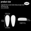 5 Pairs Clear Silicone Eyeglass Nose Pads, Anti Slip Nosepads with Sticky Backing for Glasses, Soft Nose Grips for Glasses and Sunglasses Repair Kits(1.5mm) view 2
