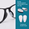 5 Pairs Clear Silicone Eyeglass Nose Pads, Anti Slip Nosepads with Sticky Backing for Glasses, Soft Nose Grips for Glasses and Sunglasses Repair Kits(1.5mm) view 3