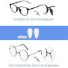 5 Pairs Clear Silicone Eyeglass Nose Pads, Anti Slip Nosepads with Sticky Backing for Glasses, Soft Nose Grips for Glasses and Sunglasses Repair Kits(1.5mm) view 4