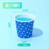 1000 Pack 5oz Paper Cups, Multicolor Paper Disposable Cups, Small Mouthwash Cups, Cold Beverage Drinking Cup for Party, Travel and Event (Dots) view 2