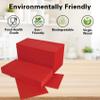 100 Pack Red Paper Napkins, Disposable Linen-Feel Guest Towels Cloth-Like Hand Towels, Soft, Absorbent, Paper Hand Napkins for Kitchen, Bathroom, Parties, Weddings, Dinners - 12" x 17" view 3