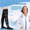 2Pairs Ktinnead 20-30mmHg Thigh High Compression Stockings for Women, Closed-Toe Thigh High Compression Socks, Medical Compression Stockings for Pregnant, Teacher, Doctor, Varicose Veins, lymphedema view 3