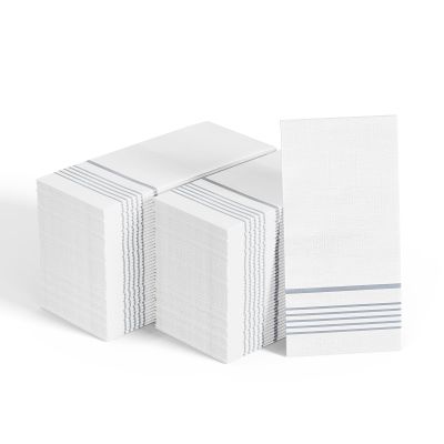400 Pack Paper Napkins, Disposable Guest Towels Party Dinner Napkins Soft, Absorbent 3-Ply Hand Towels for Bathroom, Wedding and Events