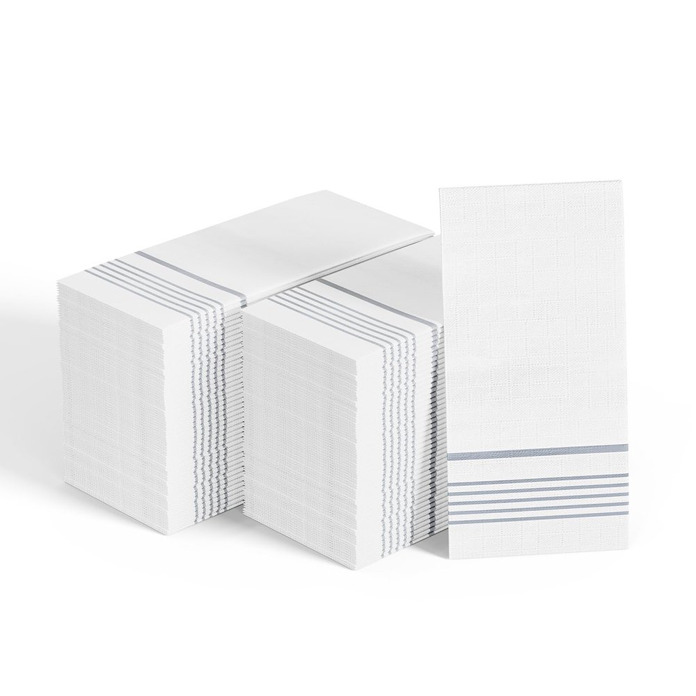 400 Pack Paper Napkins, Disposable Guest Towels Party Dinner Napkins Soft, Absorbent 3-Ply Hand Towels for Bathroom, Wedding and Events