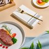 400 Pack Paper Napkins, Disposable Guest Towels Party Dinner Napkins Soft, Absorbent 3-Ply Hand Towels for Bathroom, Wedding and Events view 3