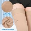 2Pairs Ktinnead 20-30mmHg Thigh High Compression Stockings for Women, Thigh High Compression Socks, Medical Compression Stockings for Pregnant, Teacher, Doctor, Varicose Veins, Swelling, lymphedema view 4