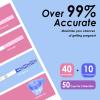 CheckYo Ovulation and Pregnancy Test Strips Combo: 40 Ovulation Tests&10 Pregnancy Tests,Fertility Tests for Women(40LH+10HCG+50 Collection Cups) view 3