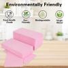 Goldclean Pink Napkins Hand Towels Disposable, Linen-Feel Dinner Napkins with Prefolded Built-in Flatware Pocket, Guest Paper Hand Towels For Wedding, Dinner Or Party (16x16in, 50Pack view 4