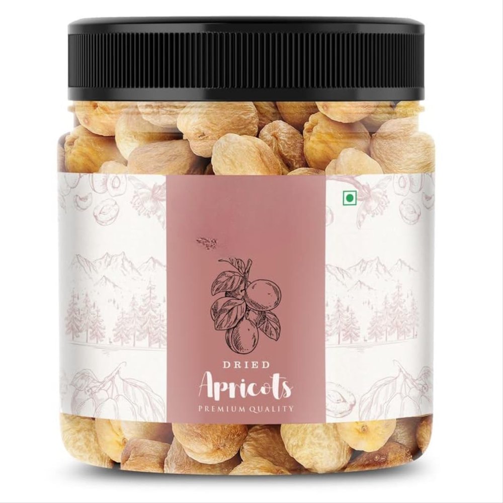 Generic Dried Premium Afghani Apricots Jar Pack | Vegan, Sun Dried Apricots | Gluten Free & Sodium Free | Add in your Healthy Recipes | Dry Fruit -250 gm