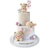 12 PCS Bear Cake Topper, Bear Cake Decorations with Balls Cake Toppers for Boys Girls Baby Shower Birthday Party Decorations (Pink) view 1