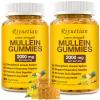 Riyuetian Mullein Gummies, 2000mg Organic Mullein Leaf Extract for Clear Lungs, Boost Respiratory & Digestive, Immune Booster for Adults & Kids, Allergy Friendly, Non-GMO, 120 Gummies view 1