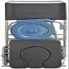 Commode Chair,Toilet Chair 2-in-1 Rolling Transport Commode,Foldable Shower Wheelchair with Armrests, Locking Rear Castors, Footrests and PU Commode Seat Adjustable Height view 3