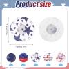 25pcs Adhesive Patch for Libre 2/3, Waterproof CGM Sensor Covers Star Independence Day Blood Sugar Monitor Adhesive Patch American Flag Sensor Stickers Compatible with Freestyle Libre (5 Styles) view 2