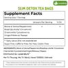 100 Bags - SIimming Detox Tea Caffeine Free - Herbal Tea with Chamomile, Hibiscus Tea & Ginger Root for Colon Cleanse  Natural Citrus & Cinnamon Herbal Tea for Digestive Health view 2