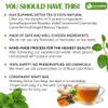 100 Bags - SIimming Detox Tea Caffeine Free - Herbal Tea with Chamomile, Hibiscus Tea & Ginger Root for Colon Cleanse  Natural Citrus & Cinnamon Herbal Tea for Digestive Health view 3