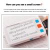 Digital Video Magnifier, 17 Color Modes 5.0 Inch Handheld Portable Digital Magnifier,5 Inch LCD Screen for Low Vision Foldable Handle,White view 3