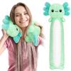 Axolotl Unscented 2Lbs Heating Pad for Neck Shoulders and Back Wrap Microwavable, Heatable 22.5" Cute Warm Stuffed Animals Neck Warmer - Axolotl Gifts for Women Girls and Kids view 1