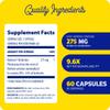 Enzymedica, Berberine Phytosome, 9.6X Better Bioavailability, High Potency Natural Vegan Dietary Supplement for Metabolic Support, 60 Capsules view 2