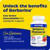 Enzymedica, Berberine Phytosome, 9.6X Better Bioavailability, High Potency Natural Vegan Dietary Supplement for Metabolic Support, 60 Capsules view 3