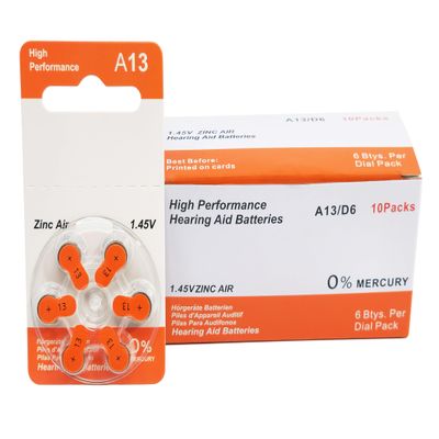 Unbranded Hearing Aid Batteries Premium Size 13 Zinc Air Mercury-Free 1.45V (300 Batteries)