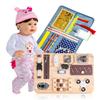 Assistex Fidget Busy Board for Adults with Dementia with Assistex 22 inch - Lifelike Reborn Baby Dolls for Seniors with Dementia and Assistex Fidget Blanket for Adults with Dementia view 1