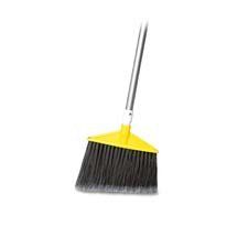 212 Main Angle Broom- Regular- Stain Resistant Bristles- 10-.50in. W- Gray -Pack of 2