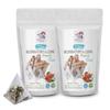 breath easy with lung detox herbal tea - RESPIRATORY & LUNG SUPPORT TEA 28 DAYS - respiratory lung cleanse blend, immune support & mucus relief, includes night time detox tea, complete body cleanse view 1