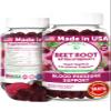 Lunakai USA Made Beet Root Gummies with Antioxidant Blend - Delicious Non-GMO Beet Chews, 60ct view 1